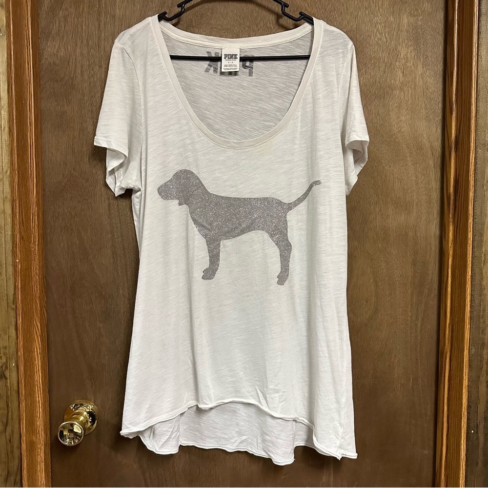 Victorias Secret‎ Pink Bling Short Sleeve Shirt Large
